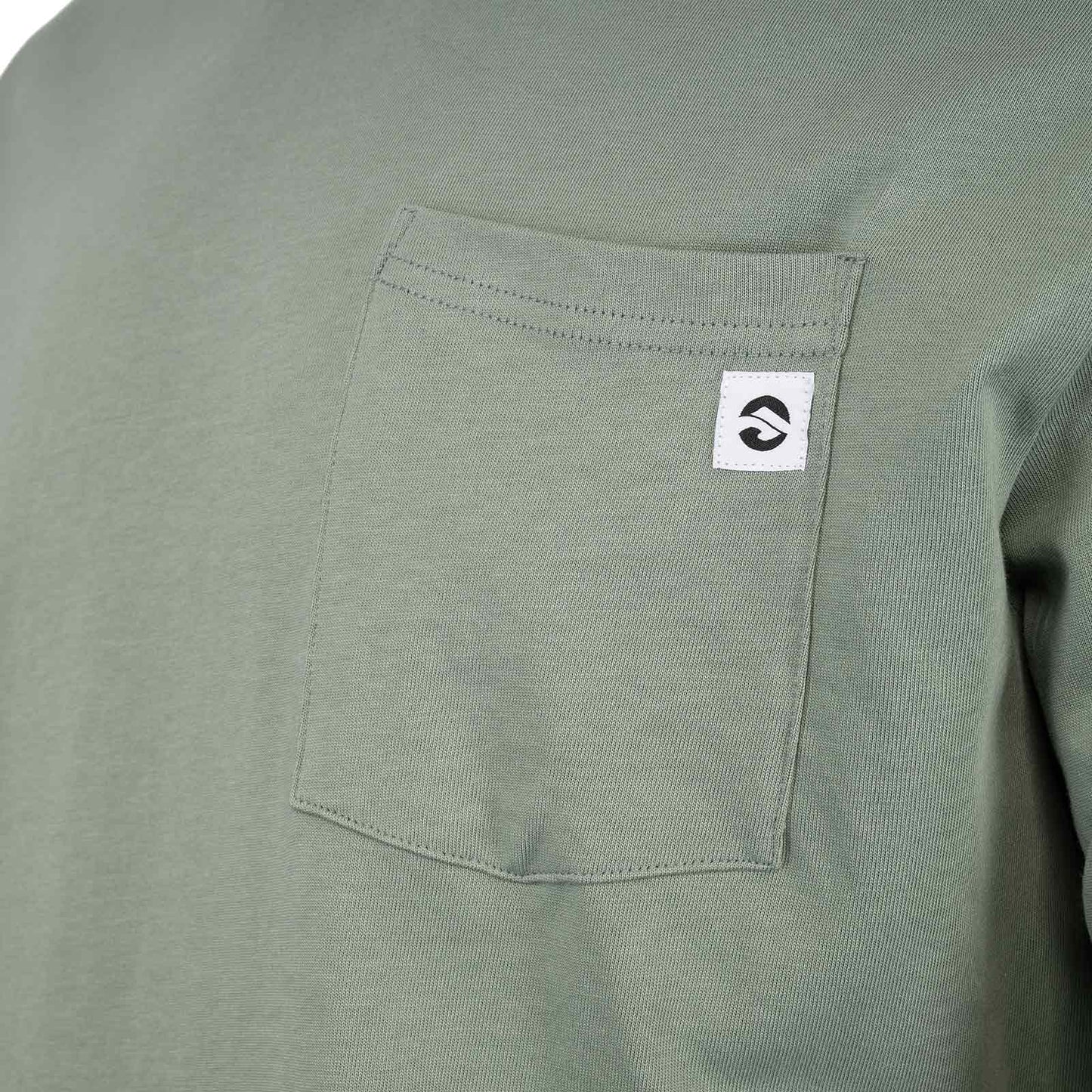 LeKanvy Travel Sage Green Long Sleeve Top