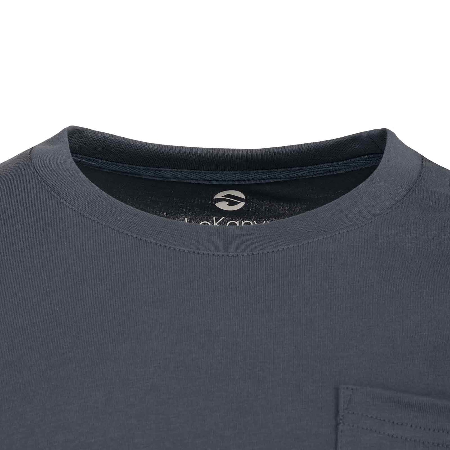LeKanvy Travel Light Navy Long Sleeve Top