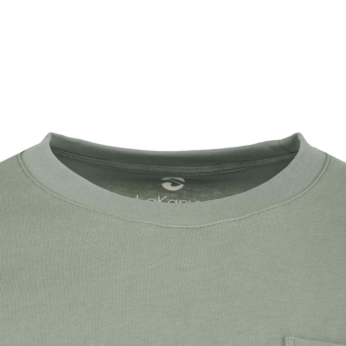 LeKanvy Travel Sage Green Long Sleeve Top