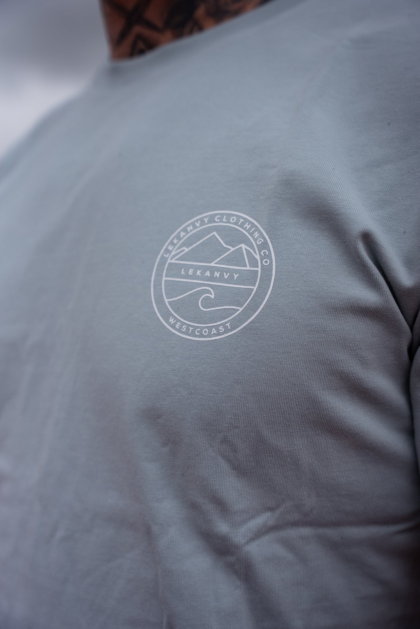LeKanvy Coast Pale Blue T-Shirt