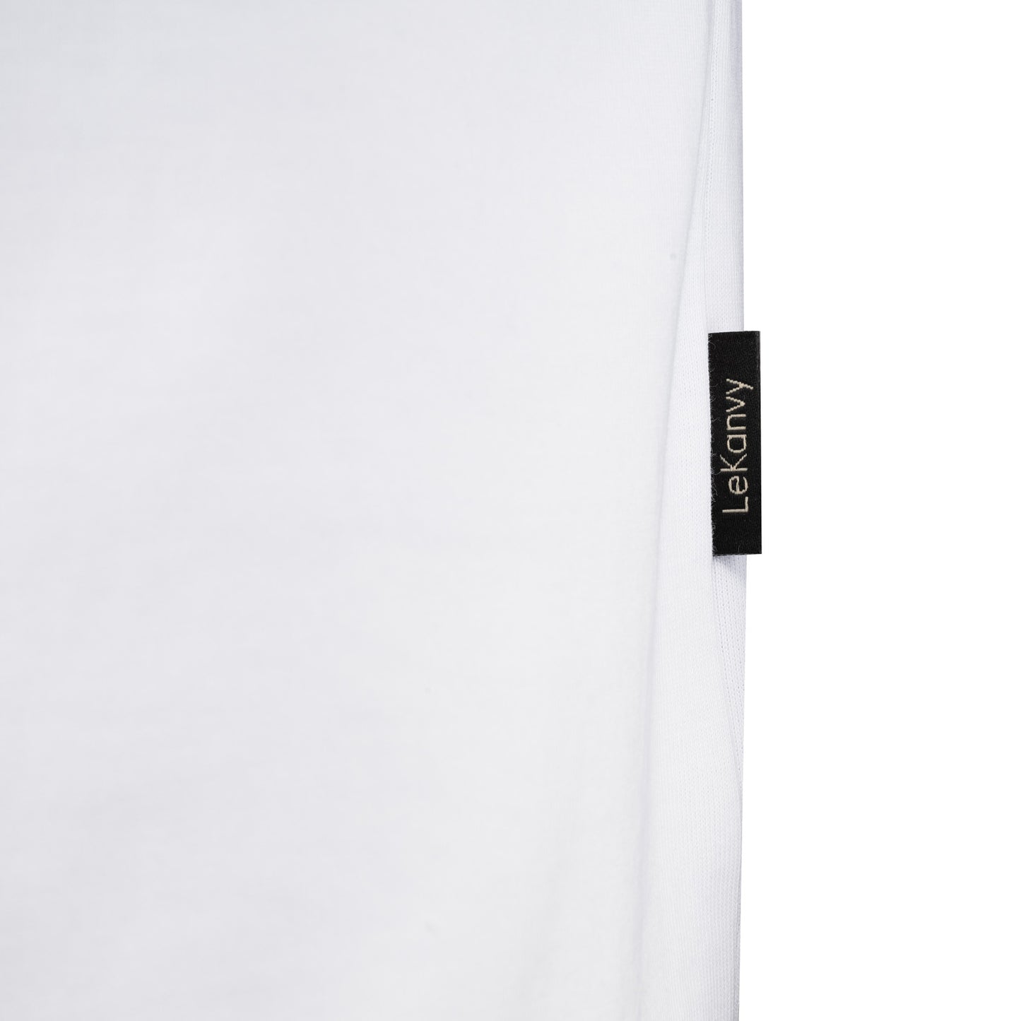 LeKanvy Essential White Longline T-Shirt