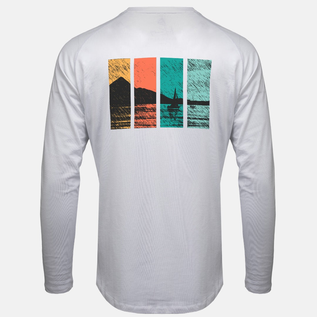 White Graphic Donard Long Sleeve Tee