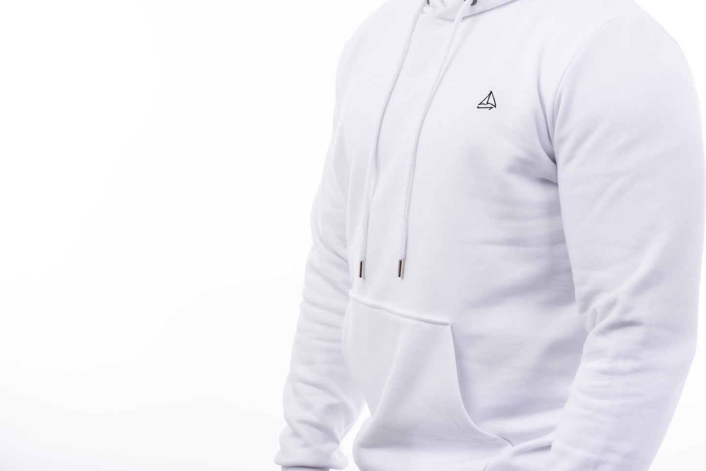 white hoodie