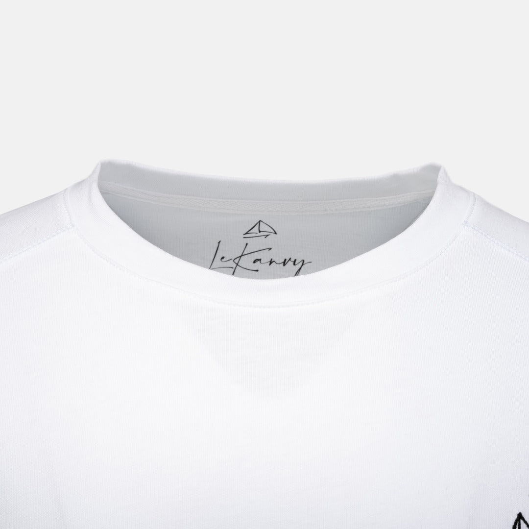White Graphic Donard Long Sleeve Tee