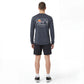 LeKanvy Travel Light Navy Long Sleeve Top