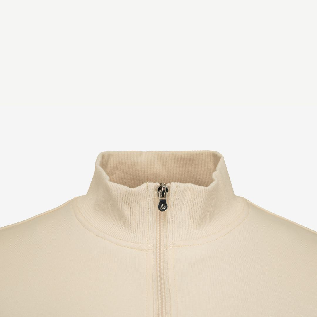 Cream Quarter Zip Jumper