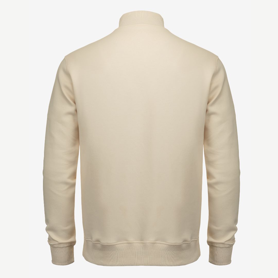 Cream Quarter Zip Jumper