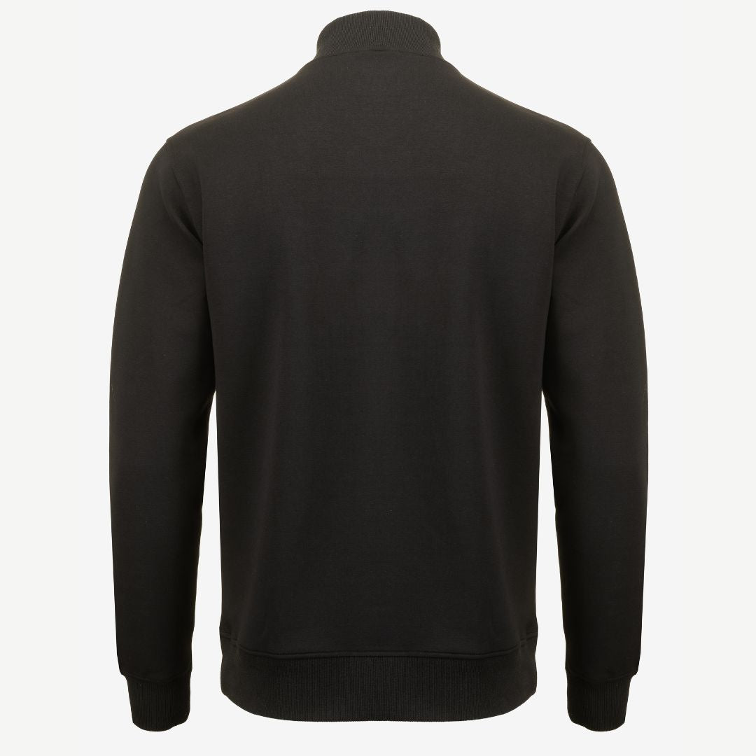 Black Quarter Zip Jumper