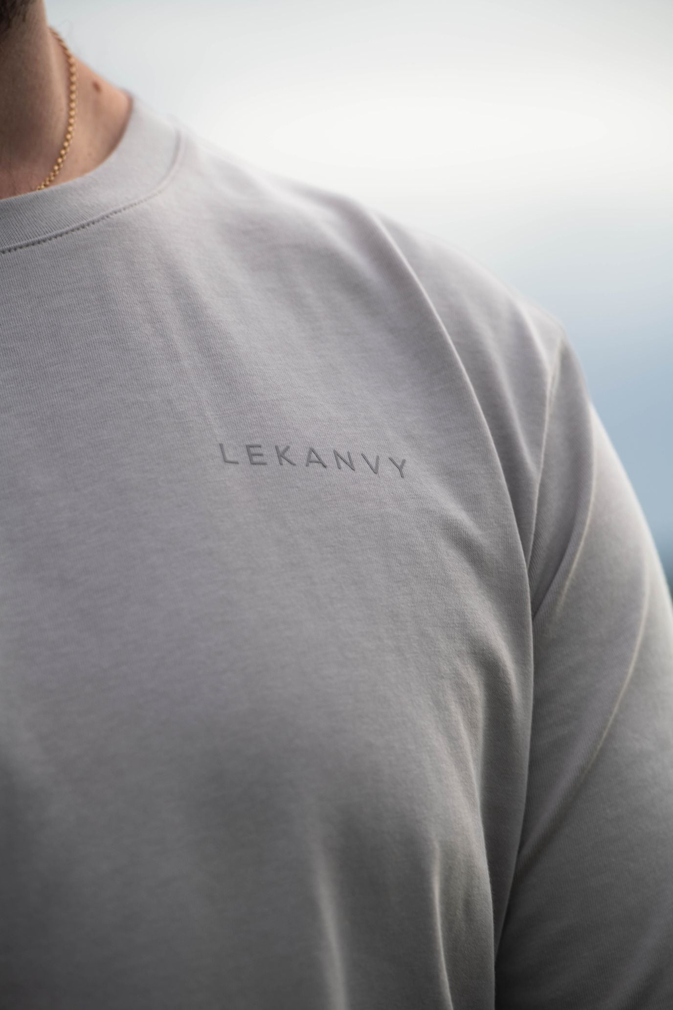 LeKanvy Travel Grey Long Sleeve Top