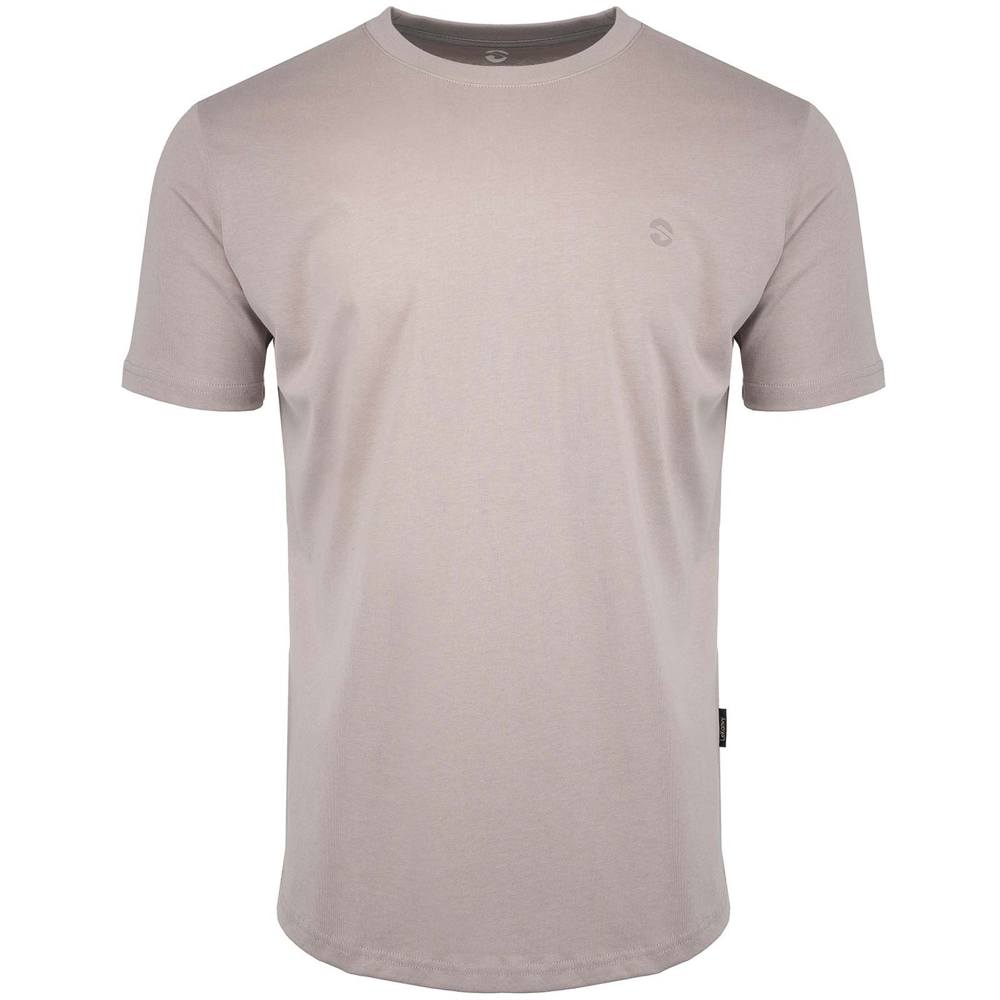 LeKanvy Essential Stone Grey Longline T-Shirt