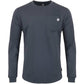 LeKanvy Travel Light Navy Long Sleeve Top