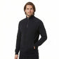 LeKanvy Navy Quarter Zip Fleece Jumper