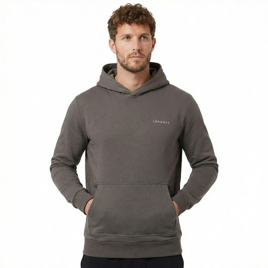 LeKanvy Everyday Dark Grey Hoodie