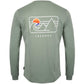 LeKanvy Travel Sage Green Long Sleeve Top