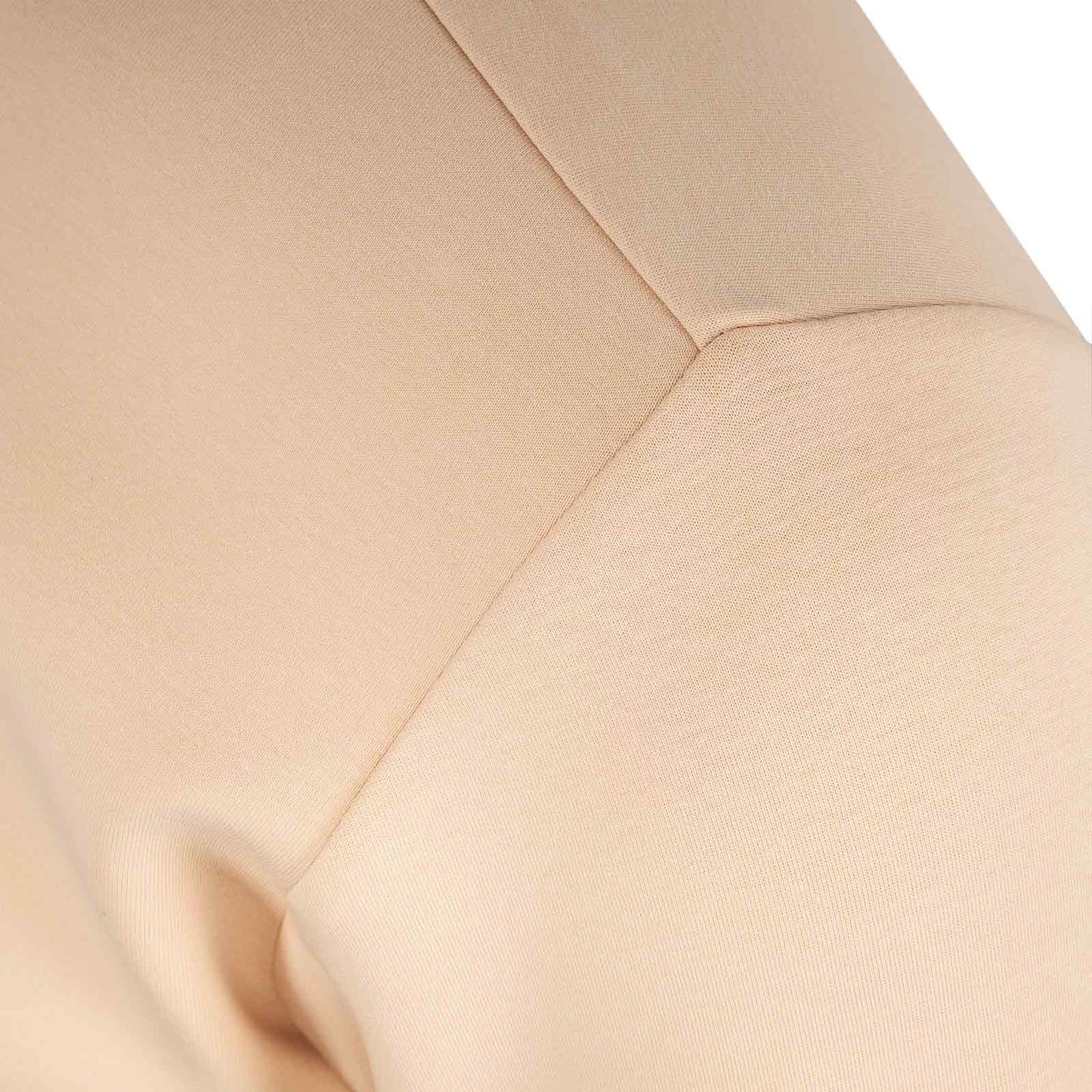 LeKanvy Versatile Pastel Cream Crew Neck