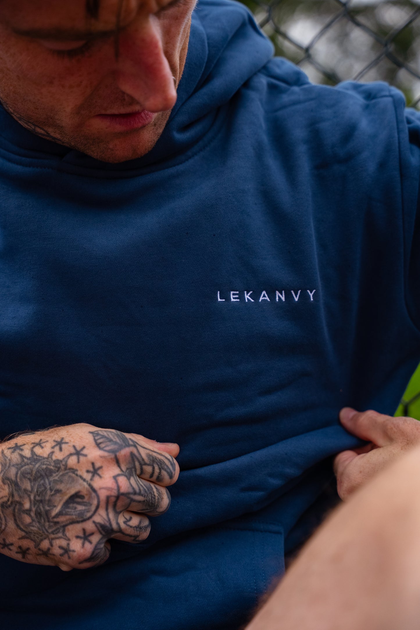 LeKanvy Everyday Navy Fleece Hoodie