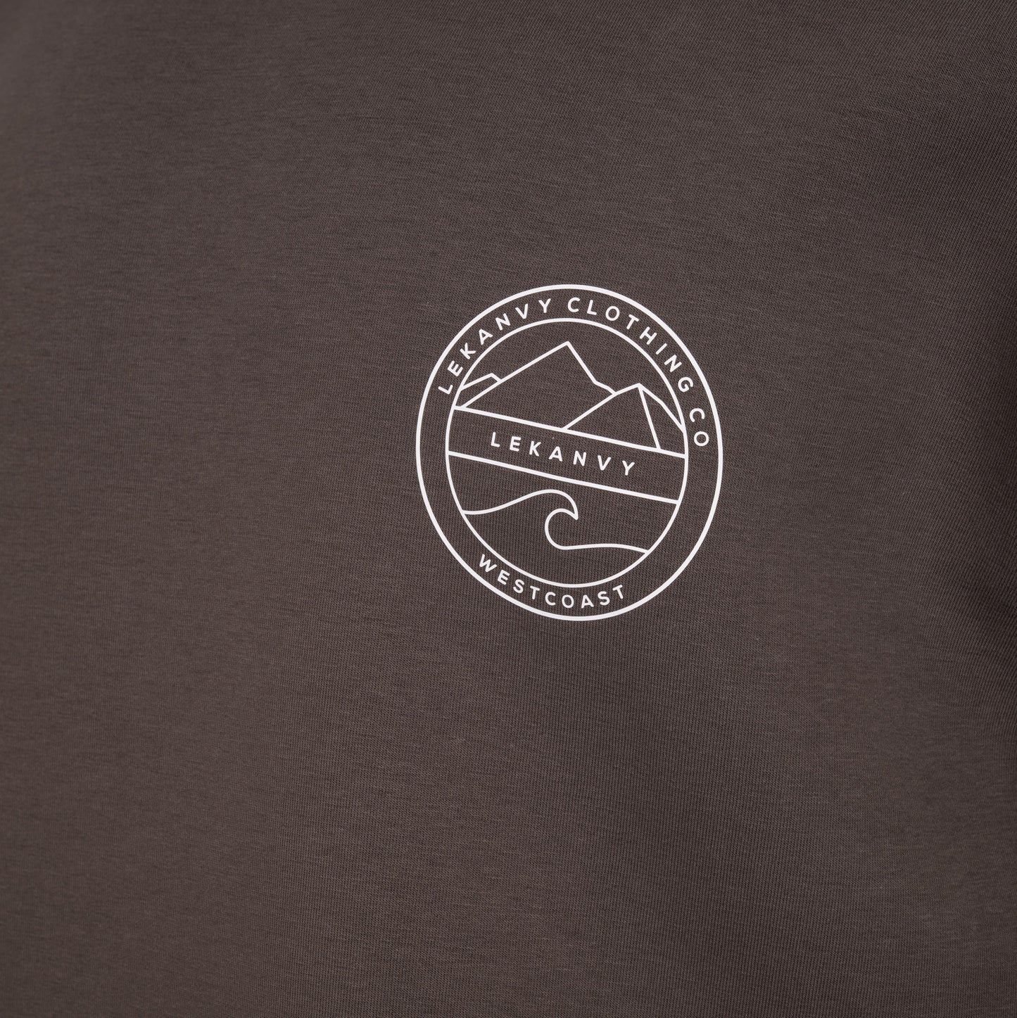 LeKanvy Versatile Dark Grey Crew Neck
