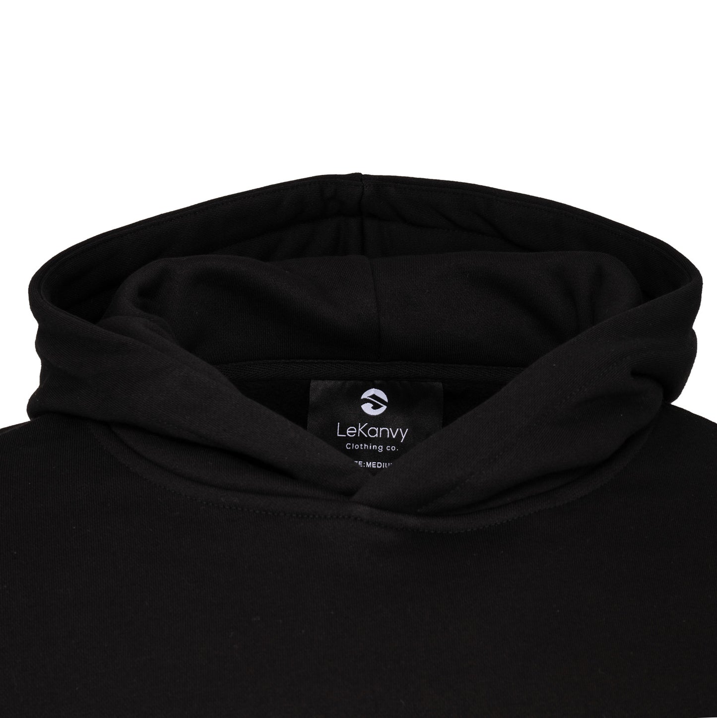 LeKanvy Everyday Black Hoodie