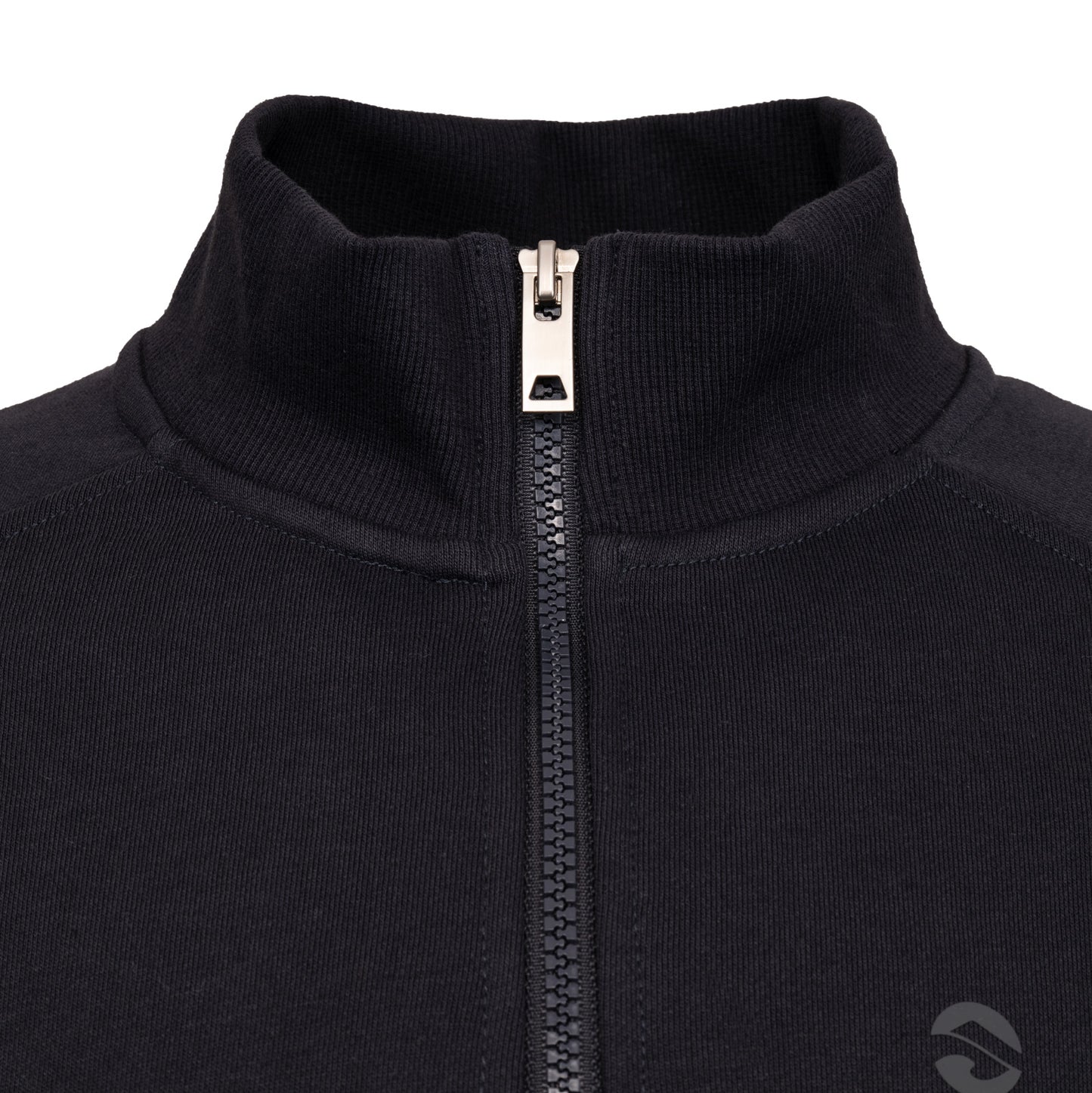 LeKanvy Navy Quarter Zip Fleece Jumper