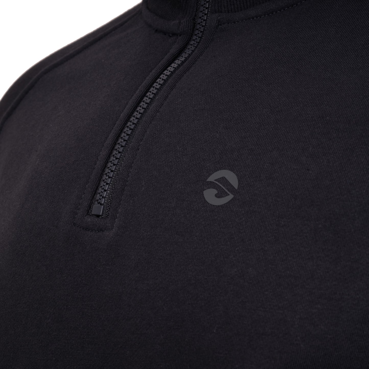 LeKanvy Navy Quarter Zip Fleece Jumper