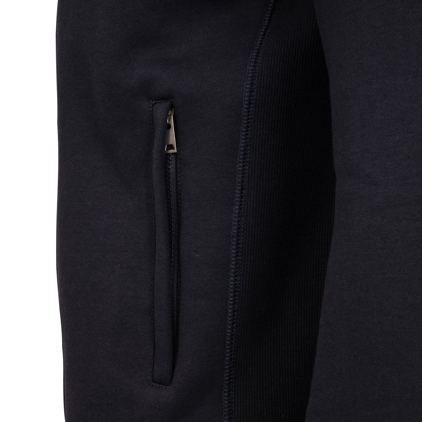 LeKanvy Navy Quarter Zip Fleece Jumper
