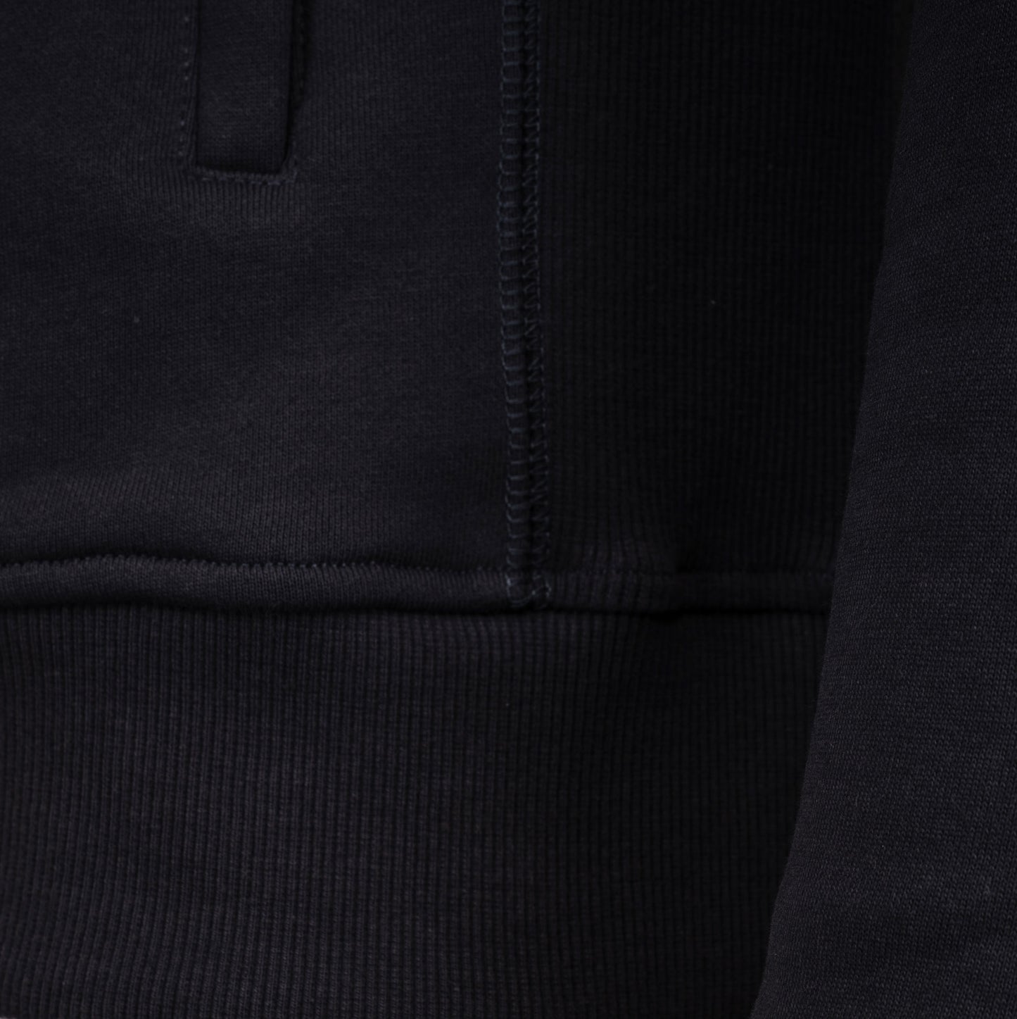 LeKanvy Navy Quarter Zip Fleece Jumper