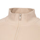 LeKanvy Cream Quarter Zip Fleece Jumper