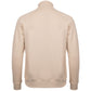LeKanvy Cream Quarter Zip Fleece Jumper