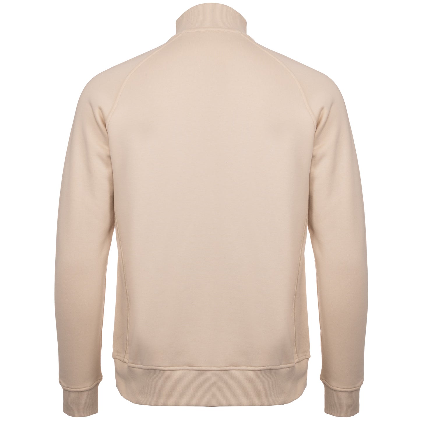 LeKanvy Cream Quarter Zip Fleece Jumper
