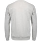 LeKanvy Versatile Melange Grey Unisex Crew Neck