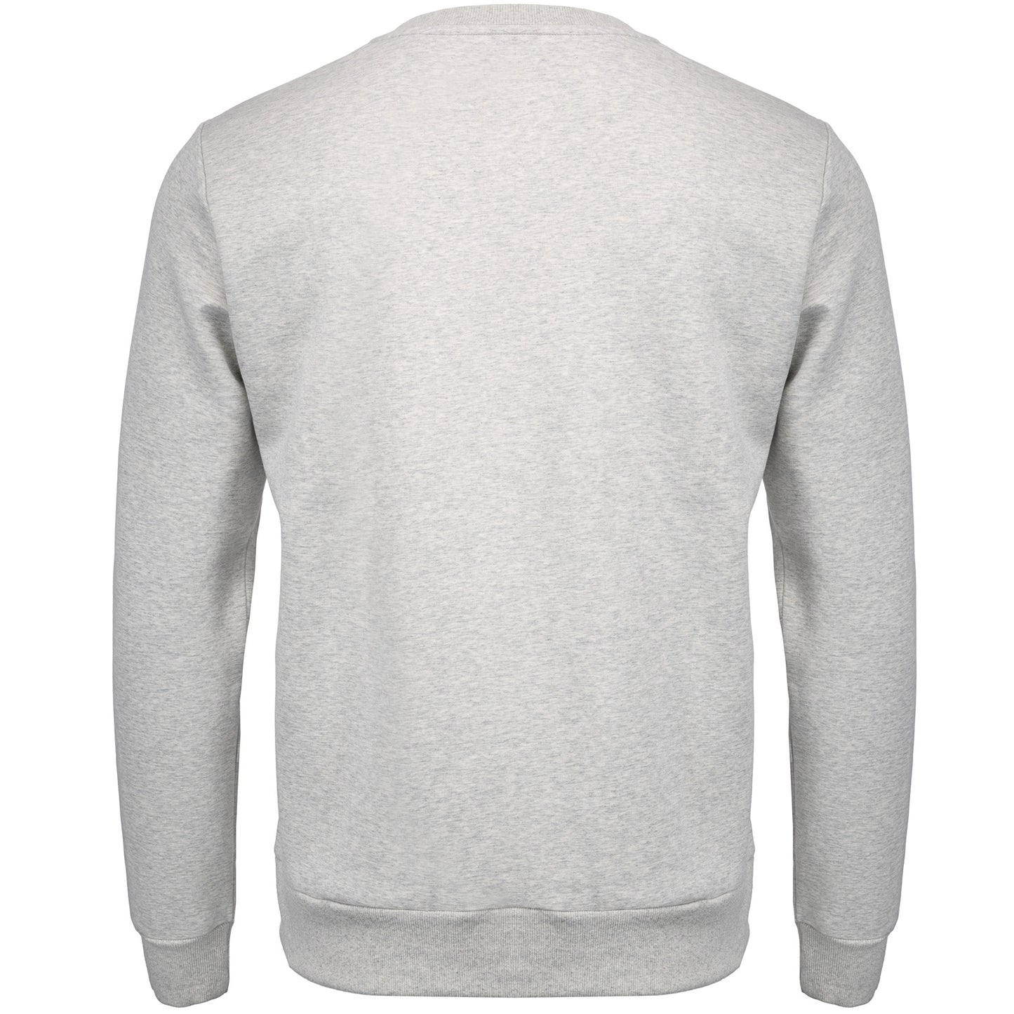 LeKanvy Versatile Melange Grey Unisex Crew Neck