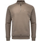 LeKanvy Stone Grey Quarter Zip Fleece Jumper