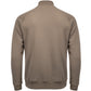 LeKanvy Stone Grey Quarter Zip Fleece Jumper