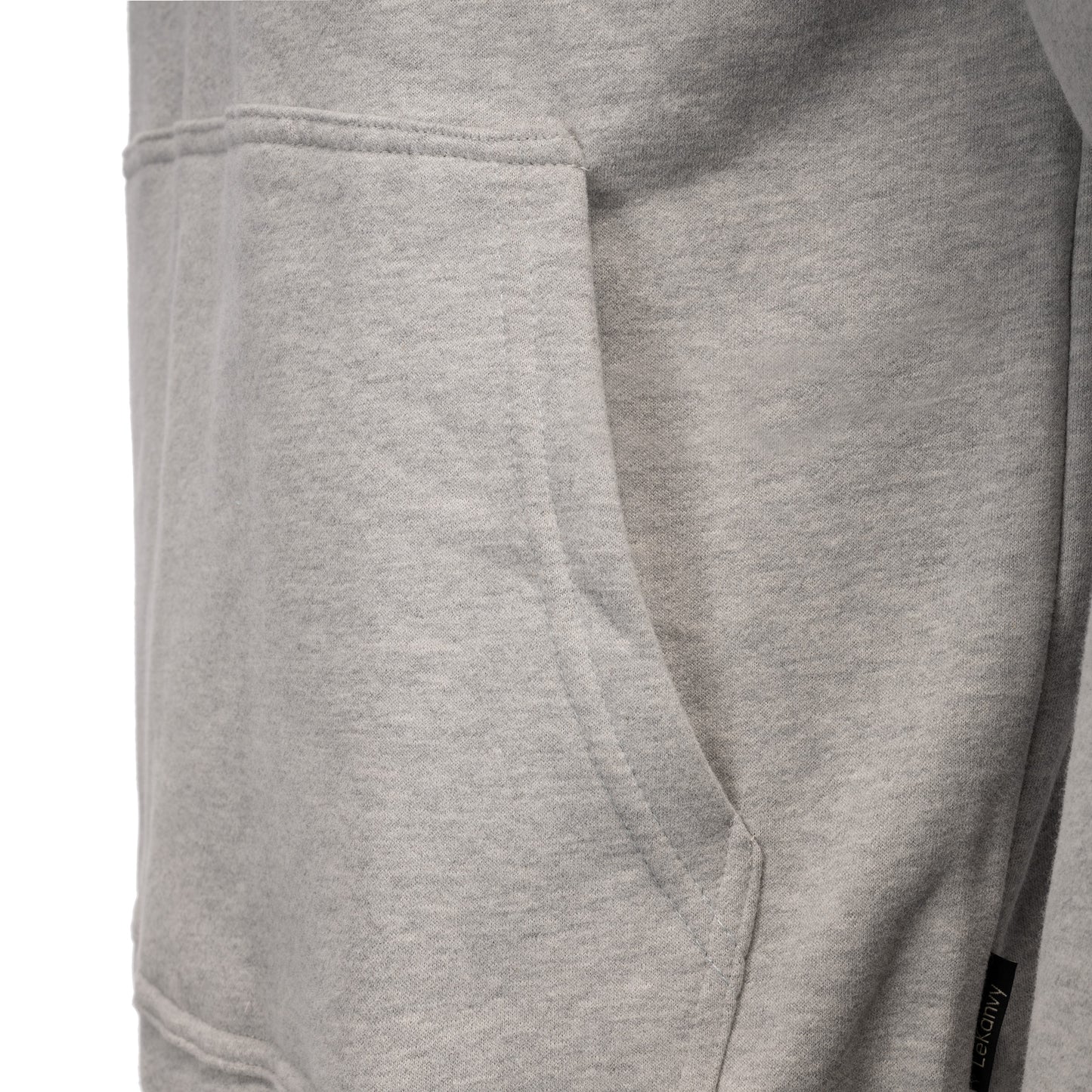 LeKanvy Everyday Melange Grey Fleece Hoodie