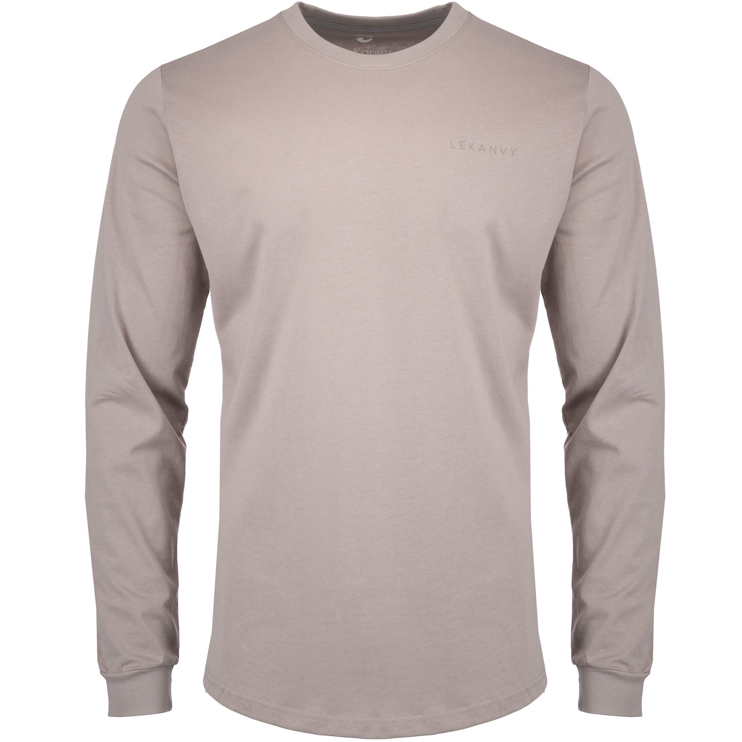 LeKanvy Travel Grey Long Sleeve Top