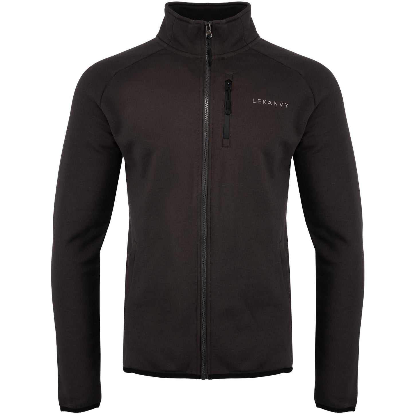 LeKanvy Adventure Graphite Full-Zip Fleece Jacket