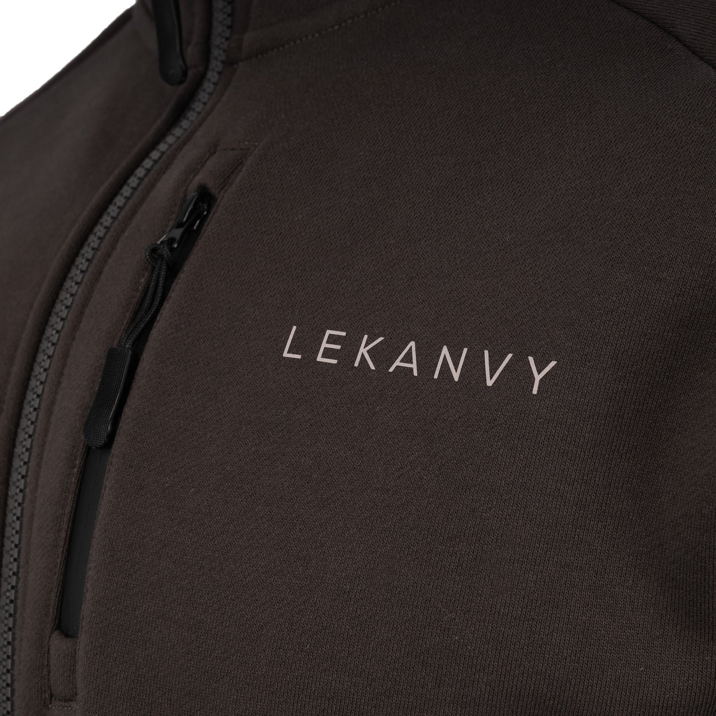 LeKanvy Adventure Graphite Full-Zip Fleece Jacket