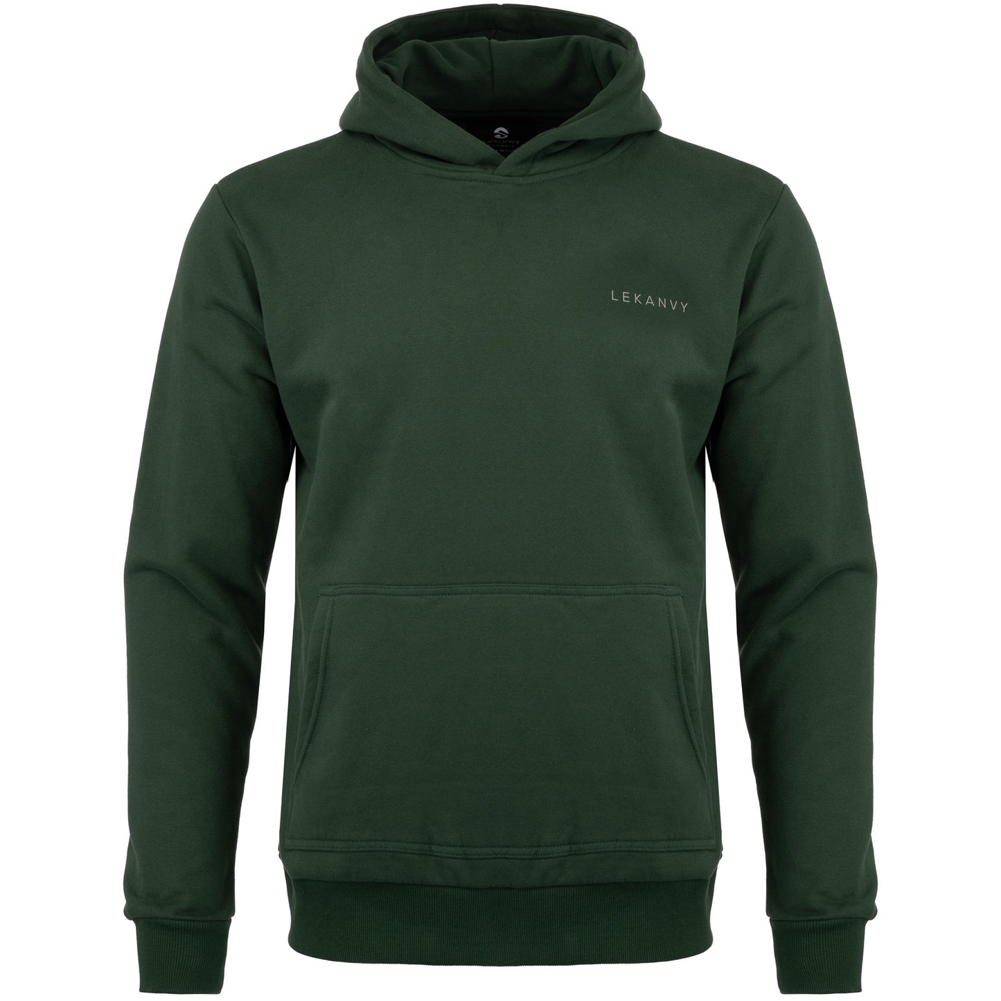 LeKanvy Everyday Pine Green Fleece Hoodie