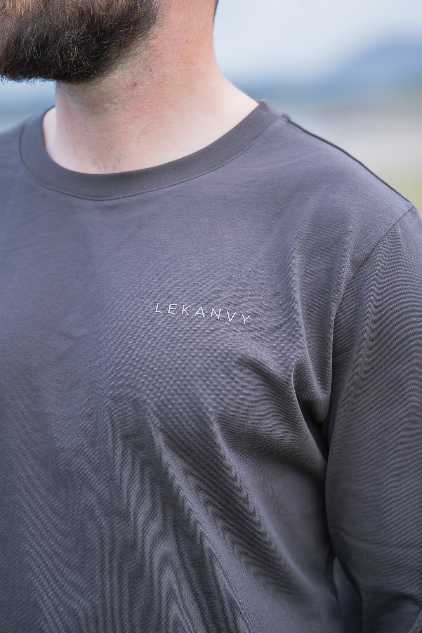 LeKanvy Explore Graphite Long Sleeve Top