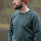 LeKanvy Versatile Pine Green Unisex Crew Neck