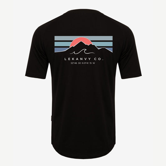Relaxed Black LeKanvy Graphic Tee