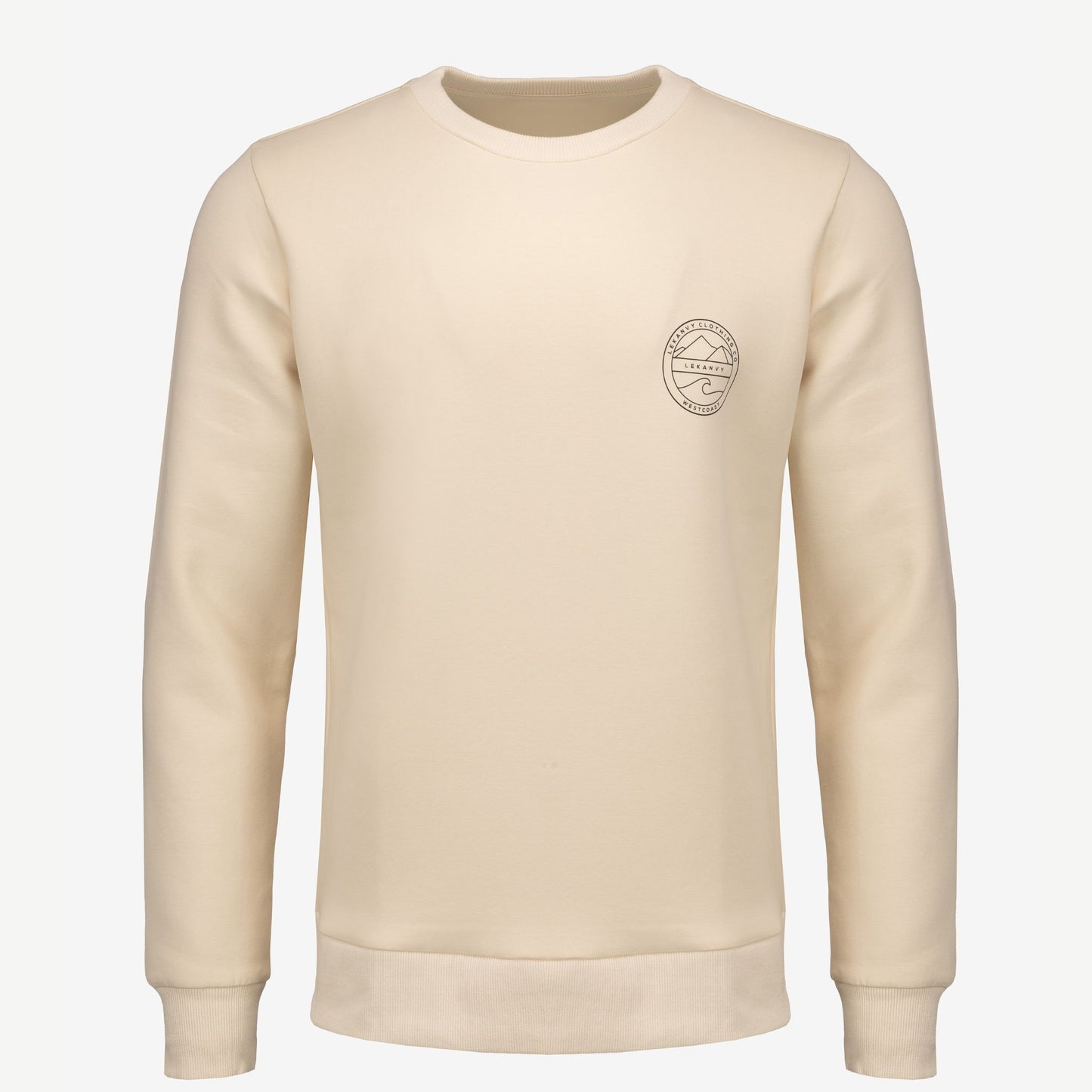 Unisex Cream LeKanvy Crew Neck