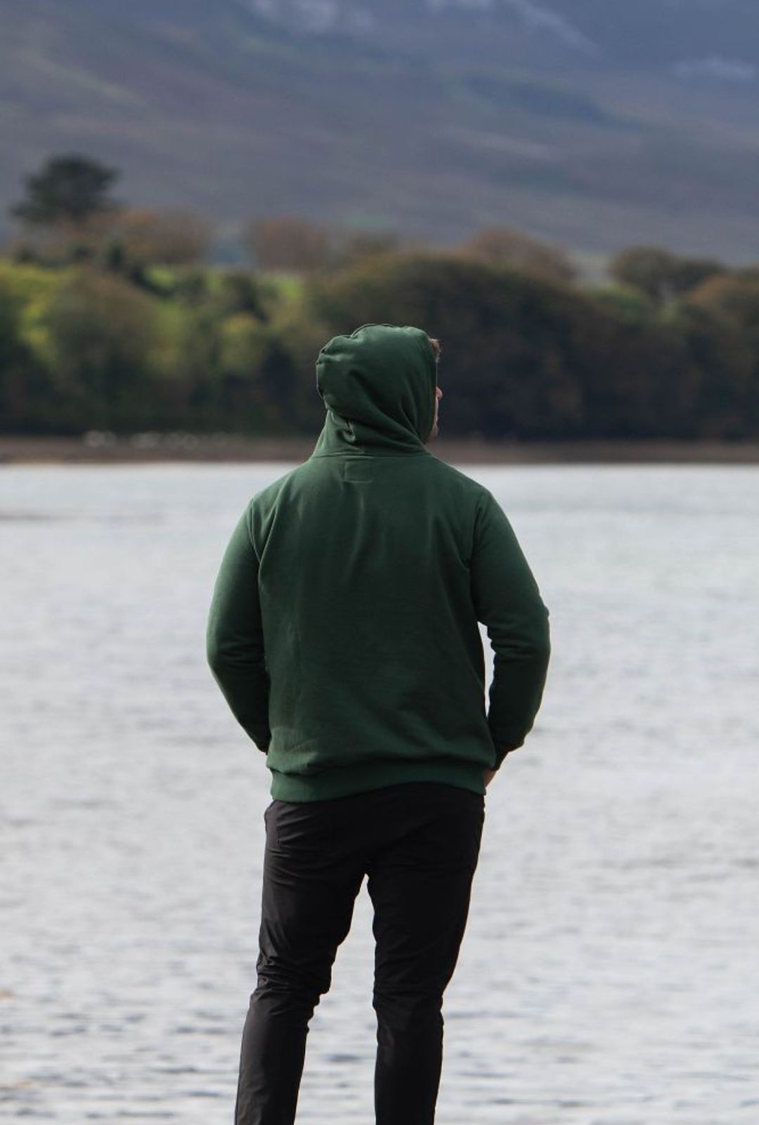 LeKanvy Everyday Pine Green Fleece Hoodie