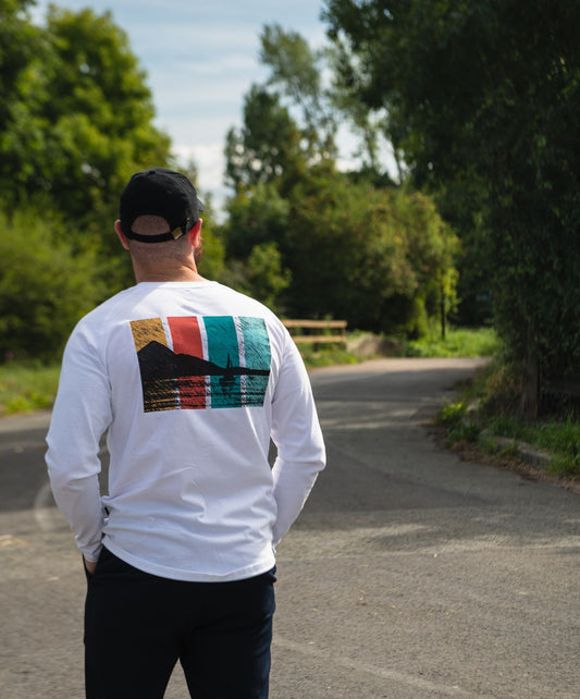 White Graphic Donard Long Sleeve Tee