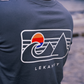 LeKanvy Travel Light Navy Long Sleeve Top