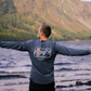 LeKanvy Travel Light Navy Long Sleeve Top