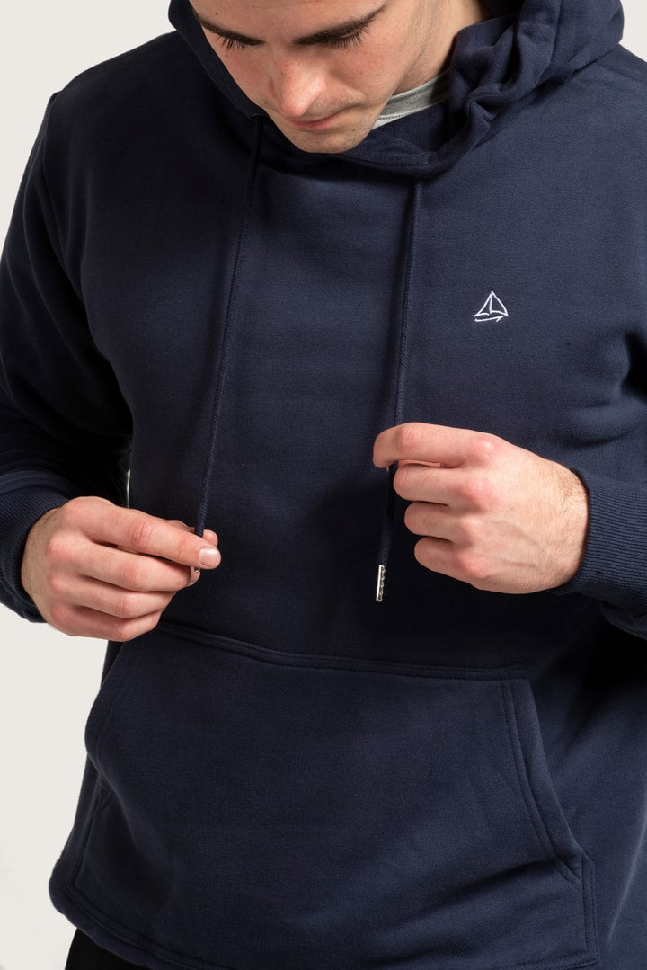 Navy mens hoodie