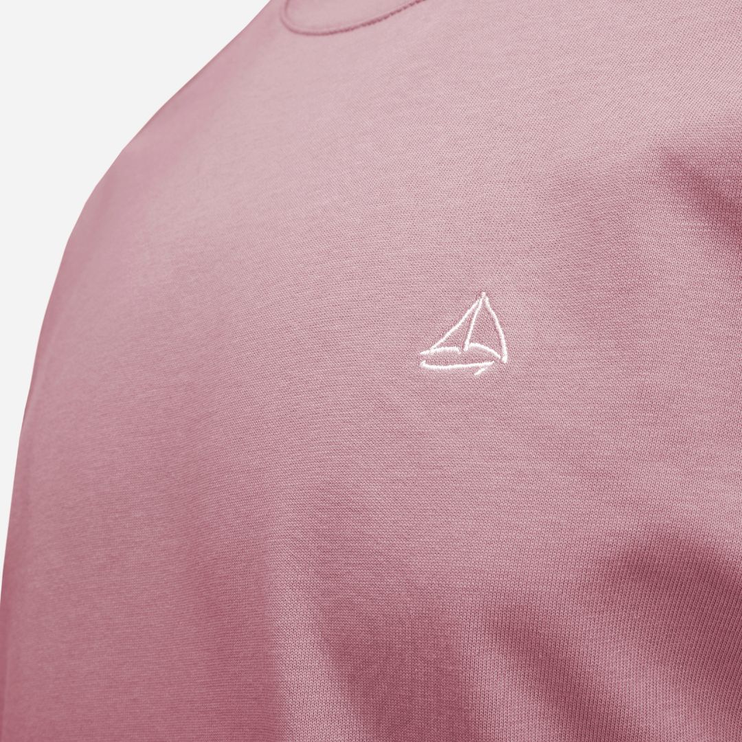 Rose Pink Kinlough Long Sleeve Tee