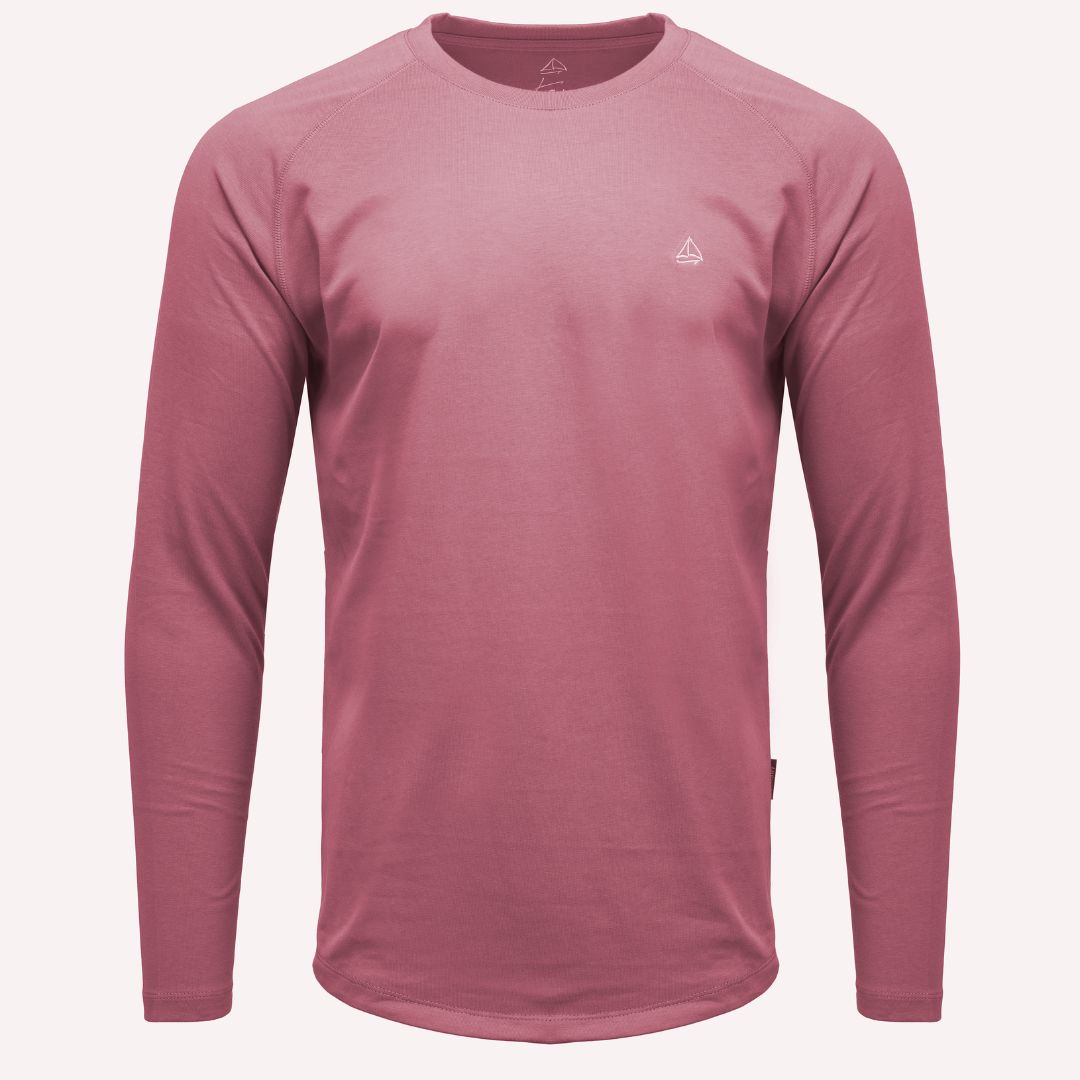 Rose Pink Kinlough Long Sleeve Tee