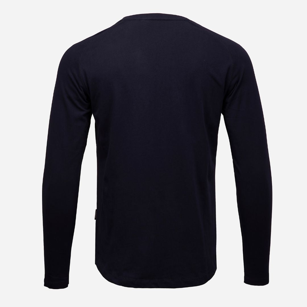 Mens navy long sleeve top